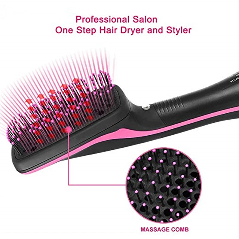 Brosse Soufflante Multi-Styler 3-en-1 - Sèche, Lisse et Coiffe en Une Étape