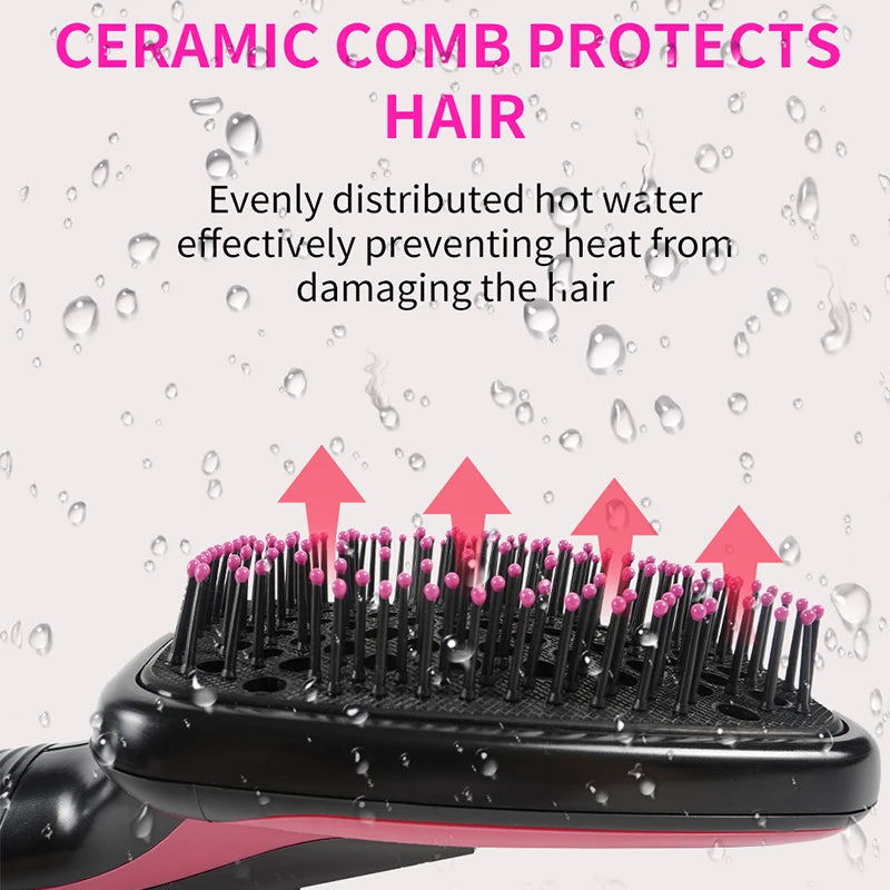 Brosse Soufflante Multi-Styler 3-en-1 - Sèche, Lisse et Coiffe en Une Étape
