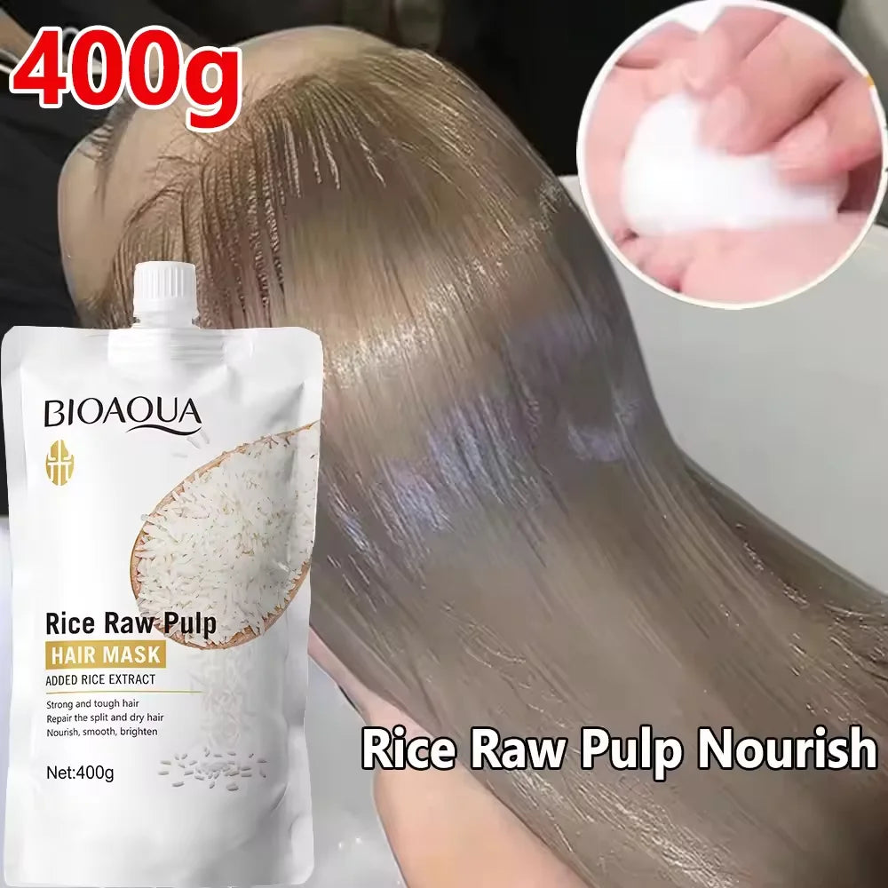 Masque Kératine Cheveux 5 Secondes - Répare Frisottis & Brillance