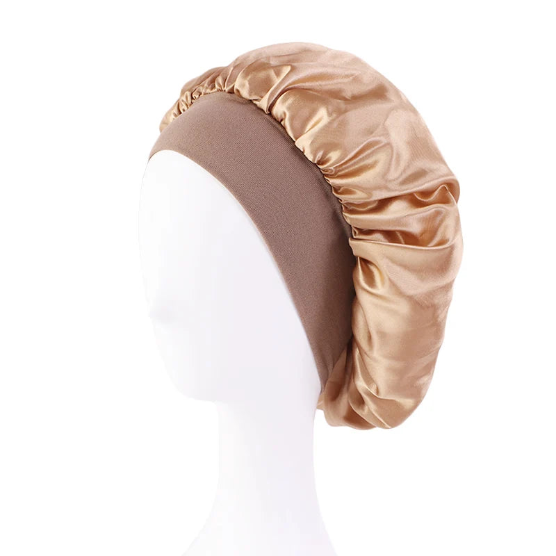 Bonnet Satin Nuit - Protection Cheveux Pendant le Sommeil