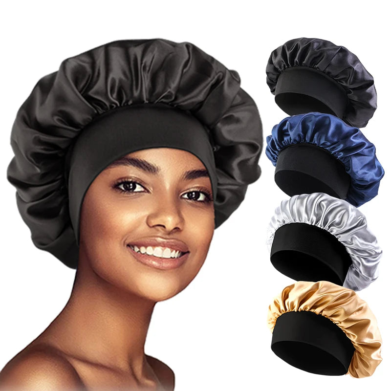 Bonnet Satin Nuit - Protection Cheveux Pendant le Sommeil