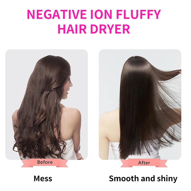 Brosse Soufflante Multi-Styler 3-en-1 - Sèche, Lisse et Coiffe en Une Étape