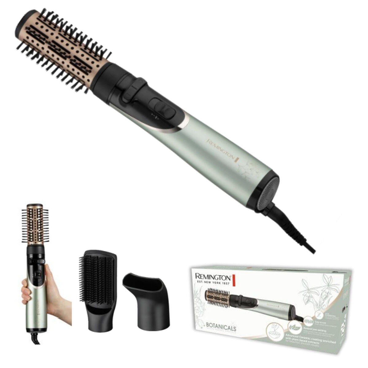 Brosse Soufflante Multi-Styler 3-en-1 Remington 800W