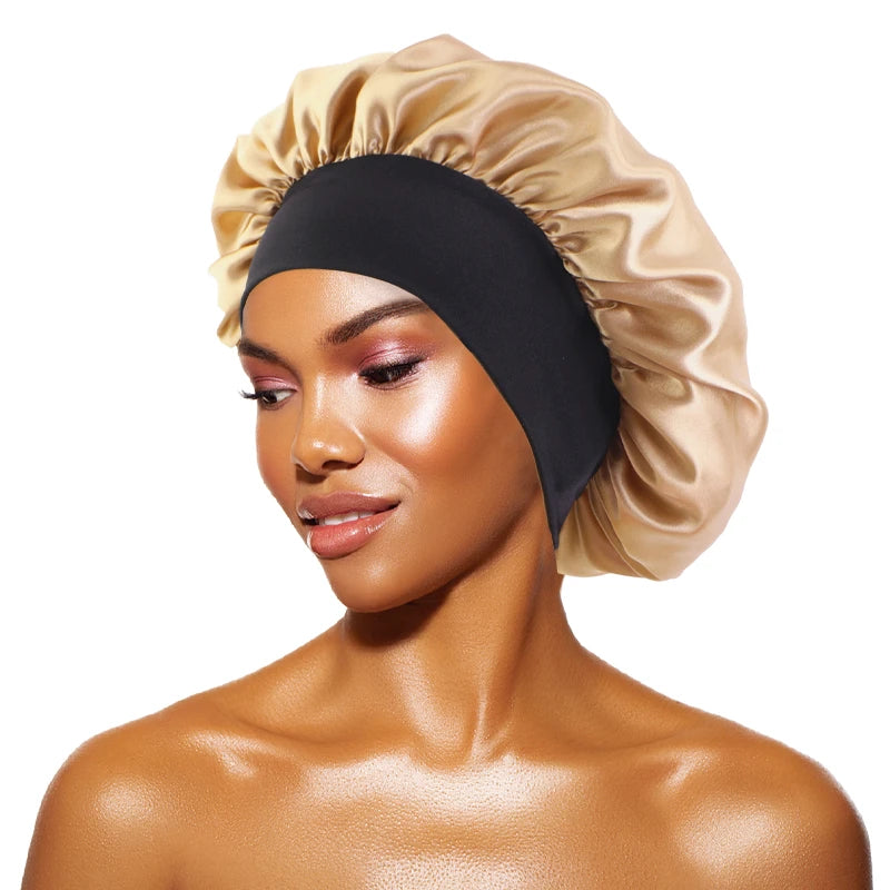 Bonnet Satin Nuit - Protection Cheveux Pendant le Sommeil