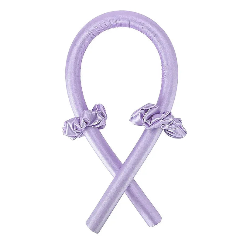 Bandeau Bouclant Sans Chaleur en Satin - Boucles Naturelles