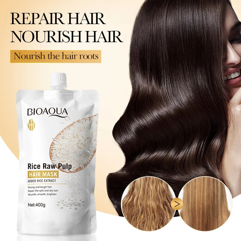 Masque Kératine Cheveux 5 Secondes - Répare Frisottis & Brillance